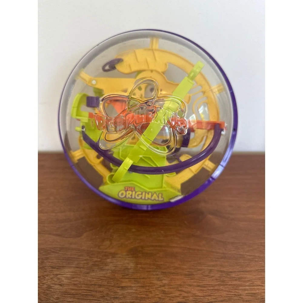 Perplexus The Original 3D Maze Ball Puzzle Game 100 Barriers Multicolored Sphere